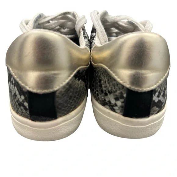 Vintage Havana Sonny Snake Skin Low Top Gold Black White Sneakers Size 6.5M - Picture 3 of 11